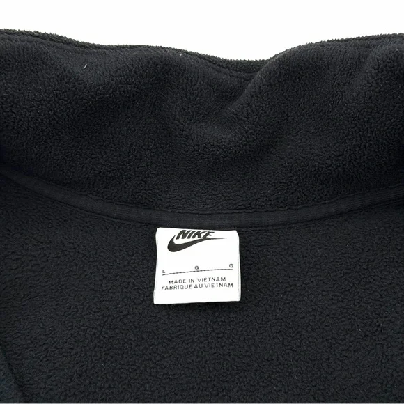 Nike Men’s Fleece Half 1/2 Zip Fleece Shirt Pullover Base Layer Large L Warm - Picture 4 of 4